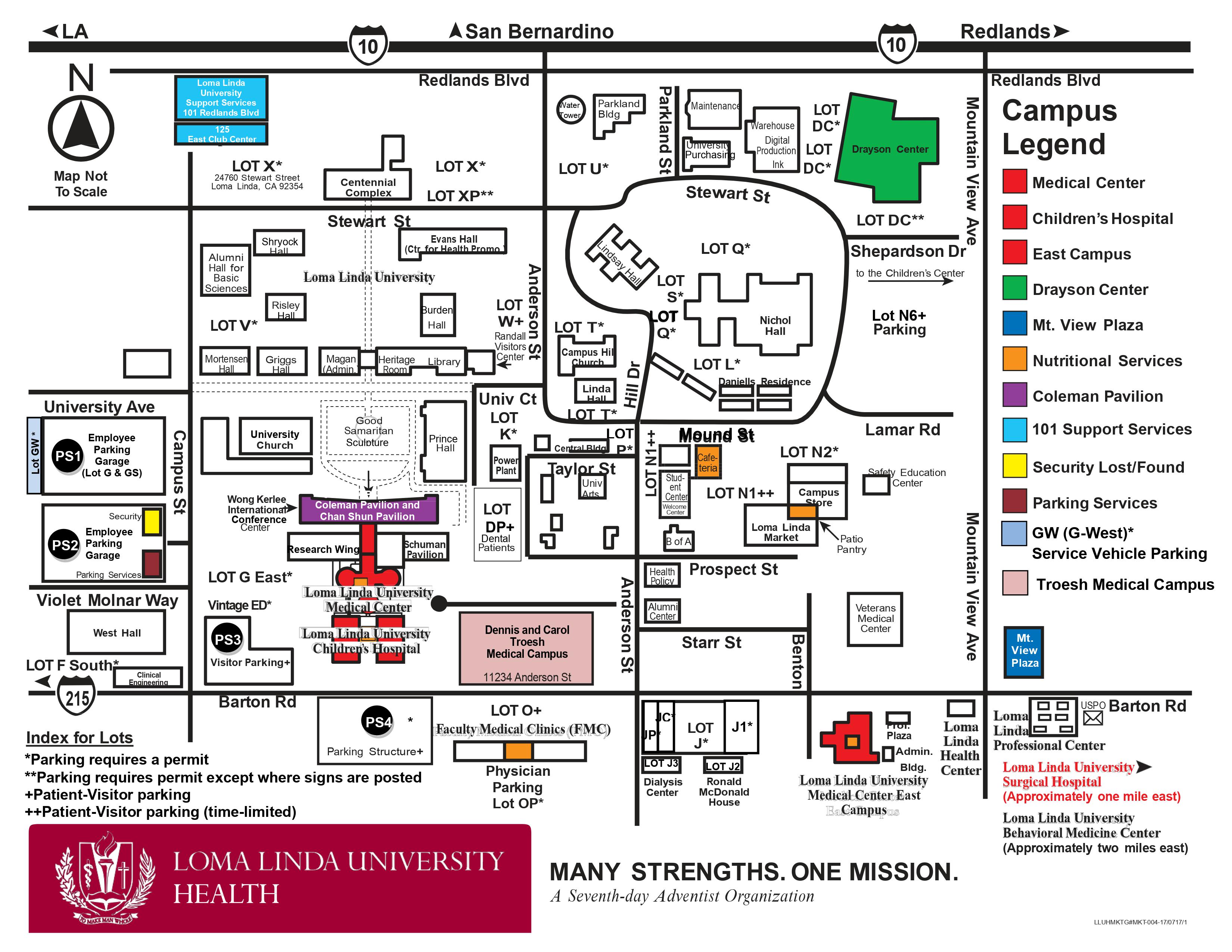 llu campus map