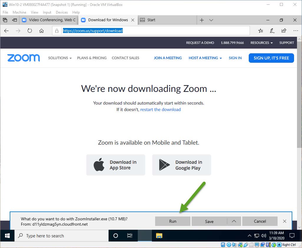 Zoom download