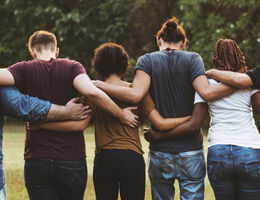 Students embracing