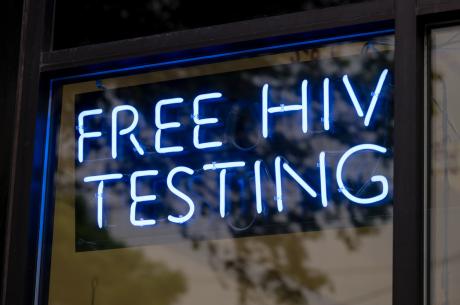Sign reading Free HIV Testing